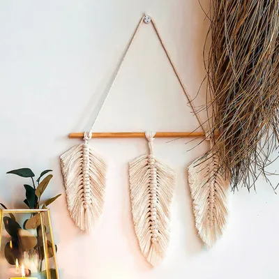 Obrázek produktu pro Závěsná tapiserie Nástěnná dekorace Boho bohémská tkaná dekorace domu