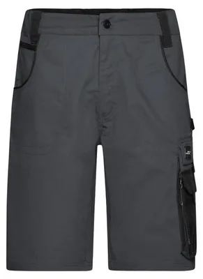 Immagine prodotto di James and Nicholson - Pantaloncini cargo "Strong" per uomo/donna Unisex LT6071 (56S) (nero carbone/nero)