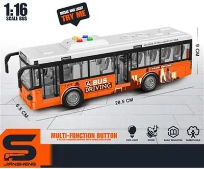 Zdjęcie produktu dla Autobus z dźwiękiem oraz światłem