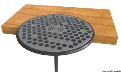 Immagine prodotto di Caricabatterie wireless impermeabile ROKK Surface da 10 W - Osculati 14.515.12