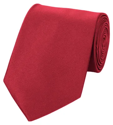 Produktbild von Fabio Farini - 1 Stück Herren Krawatte Rot - verschiedene Rote Männer Schlips in 8cm Breit (8cm), Rot - Brick Red