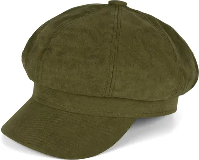 Produktbild von styleBREAKER Damen Ballonmütze aus weichem Stoff, Schirmmütze Vintage Style, Bakerboy Schiebermütze, Newsboy Cap 04023086