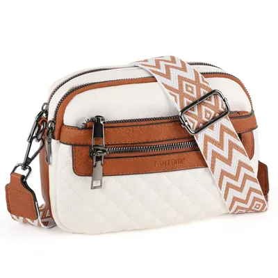 Produktbild von Umhängetasche damen klein, crossbody bag Handtasche, Schultertasche damen Moderne Taschen mit Verstellbarem Abnehmbar Breiter Gurt