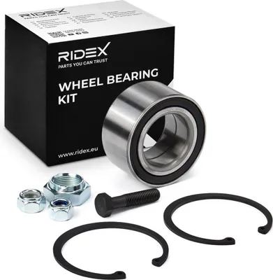 Produktbild von RIDEX Radlagersatz Hinten Vorne für AUDI 80 (89, 89Q, 8A, B3) 654W0101