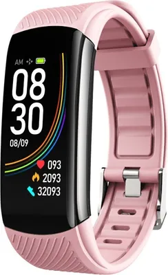 Produktbild von INF Fitnessarmband mit Puls, Blutsauerstoff, Schrittzähler Rosa