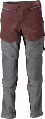 Produktbild von Mascot Hose mit Knietaschen 22279-605-2289 Gr. 76C45 bordeaux/anthrazitgrau
