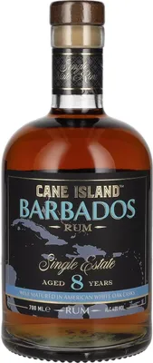 Produktbild von Cane Island BARBADOS 8 Years Old Single Estate Rum 43% Vol. 0,7l