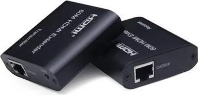 Produktbild von PREMIUMCORD HDMI-Extender auf 60 m FULL HD 1080p über ein Cat5e/6/6a/7-Kabel, EDID-Einstellung (khext60-7)