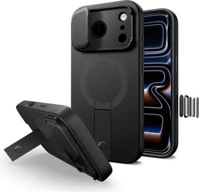 Immagine prodotto di Custodia Tech-Protect Poliammide Aura Magsafe per Iphone 17 Pro - Nero