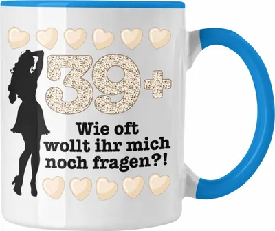 Produktbild von Trendation - 40. Geburtstag Frauen Tasse Geschenk Geschenkidee 40er Geburtstag Spruch Perfektion Mama Mutter (Blau)