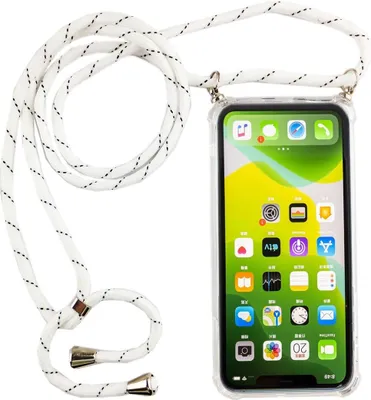 Produktbild von Handykette für Apple iPhone 11 Pro - Smartphone Necklace Hülle mit Band - Schnur mit Case zum umhängen in Weiß