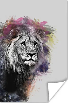 Produktbild von MuchoWow® Poster Profil - Farben - Abstrakt 40x60 cm - Plakate für die Wand - Poster Babyzimmer