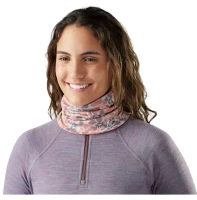 Image de Écharpe multifonction Smartwool Thermal Merino Reversible rose UNI