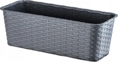 Produktbild von KADAX Balkon-Blumentopf 40 cm Rattan