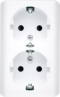 Obrázok produktu pre Kontakt-Simon EGSZ2NZ/11, Biela, Plast, IP20, 250 V, 63 mm, 43,5 mm