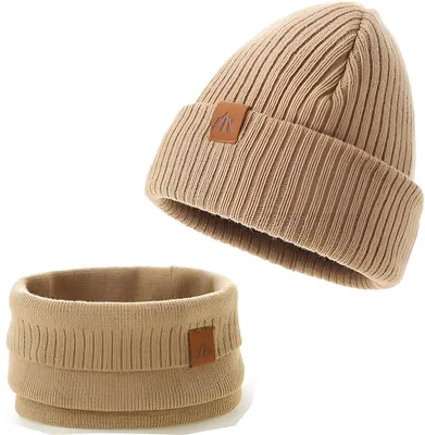 Produktbild von Beanie Baby-Set, 2-teilig: Kuschelige Kindermütze, leicht, atmungsaktiv und warm. Doppellagiges Acryl, ideal für Wintertage. Erhältlich in Größe M.