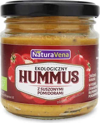 Produktbild von HUMMUS MIT GETROCKNETEN TOMATEN  185 g – NATURAVENA