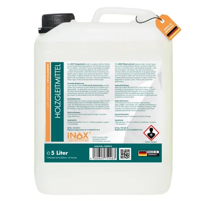 Produktbild von INOX® 5L Holzgleitmittel silikonfrei Holz Gleitmittel zur Holzbearbeitung