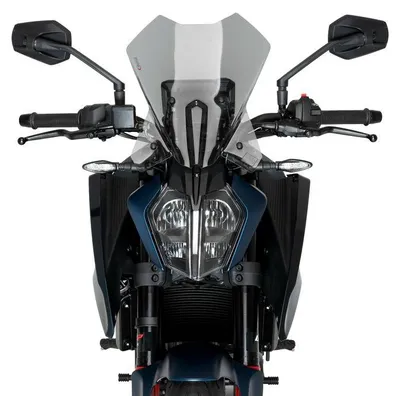 Produktbild von Windschild Puig New Generation Touring 365 x 313 mm mit ABE für KTM 390 Duke, 125 Duke Bj. 2024 - 2025