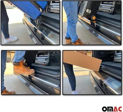 Obrázok produktu pre Ochranný nárazník pre Mitsubishi Outlander 2012-2014 brúsený chróm