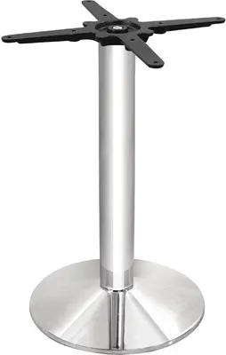 Immagine prodotto di Base per tavolo rotondo Bolero in acciaio cromato e Ø430mm