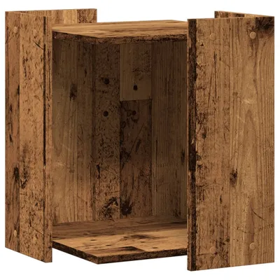 Zdjęcie produktu dla vidaXL Kuweta o wyglądzie starego drewna 42x42x51 cm materiał drewnopochodny