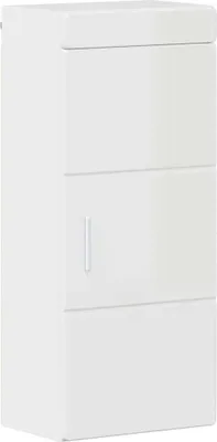Produktbild von "SALE 2026" Badezimmer-Wandschrank TULUM Hochglanz Weiß 37 x 24,5 x 86 cm - Spiegelschränke DE8545388
