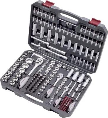 Produktbild von Kraftwerk Steckschlüssel-Satz, Basic, 1/4"+ 3/8"+1/2", 200-tlg.