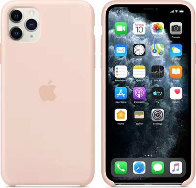 Produktbild von Apple Silikon Case für iPhone 11 Pro Max sandrosa