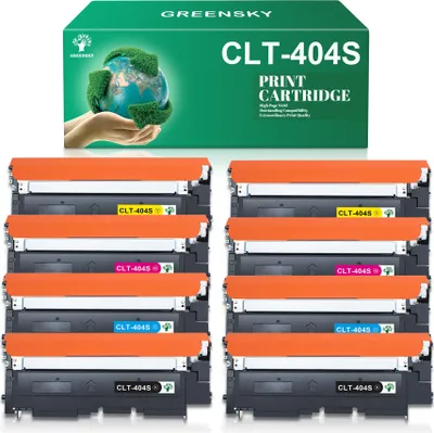 Produktbild von 8PK CLT-P404C Toner Multipack kompatibel CLT-404S zu Samsung xpress SL-C430WC432W C433W C480W/FW/FN C482W/FW C483W/FW