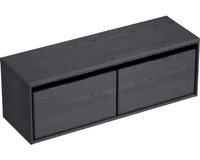 Obrázek produktu pro Koupelnová skříňka pod umyvadlo Sanox Loft dub černý 140,2 x 48,6 x 45 cm