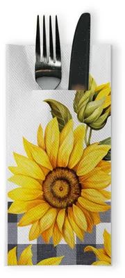 Produktbild von Airlaid Besteckservietten Himari, 40 x 40 cm, 75 Stück - Mank