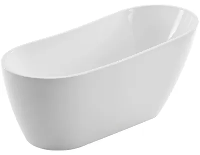 Produktbild von CERANO Camelia Freistehende Acryl-Badewanne 149 x 74 cm weiß glänzend