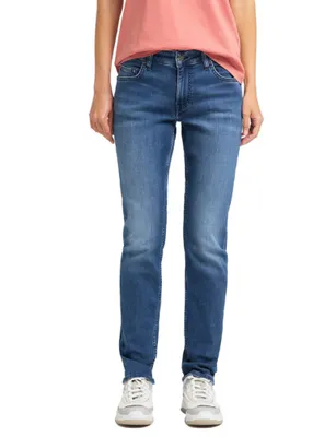 Produktbild von Mustang - Straight Fit - Damen 5-Pocket Jeans, Sissy Slim (1009317), Größe:W31/L32, Farbe:Denim Blue (502)