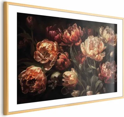 Produktbild von Posterpapier Poster - Blooming Tulips 90x60 cm Blumen b-H-10024-ao-a
