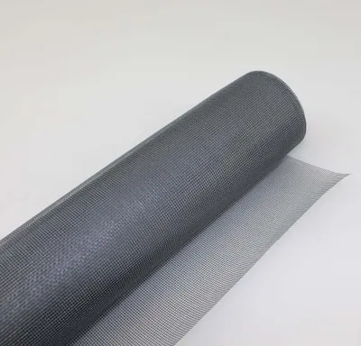 Produktbild von DEL Fliegengewebe Fiberglas anthrazitgrau - Breite 1000 mm, 25 m Rolle