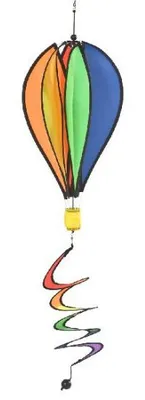 Produktbild von Rhombus Windspiel Ballon, Einzelne Windspinner, Mehrfarbig, Luftballon, Nylon