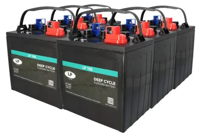 Zdjęcie produktu dla 6x akumulator trakcyjny Landport LP 105 6V 225Ah Deep Cycle (36V)