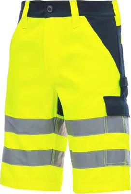 Produktbild von NITRAS Warnschutz Shorts Bermuda Gr. 54 gelb