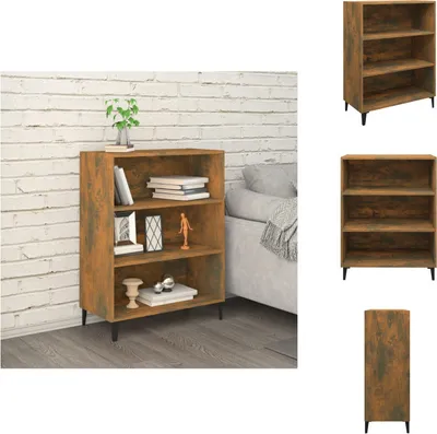 Produktbild von vidaXL Sideboard Räuchereiche 69,5x32,5x90 cm Holzwerkstoff -  Sideboards