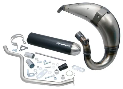 Zdjęcie produktu dla Wydech Tecnigas E-NOX Steel do Malaguti XSM, XTM, X-Limit, XPS, DT50
