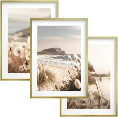 Produktbild von Pastell Wand Poster Wand Bilder für Wohnzimmer Schlafzimmer Gras Boho