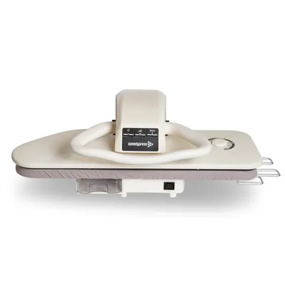 Produktbild von Speedypress SteamRise 8000 Dampfbügelpresse für starke Beanspruchung, 81 cm Bügelfläche, 2200 W, Dampf von unten, inkl. Bügeleisenaufsatz