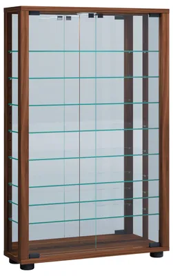 Immagine prodotto di Espositore in vetro appeso | Vetro espositore con vetro di sicurezza ESG | Dimensioni ca... H. 91 x W. 59 x D. 18 cm| Vetro espositore appeso | Moderno e salvaspazio | Vetro vetrina - Vitrosa Mini Specchio