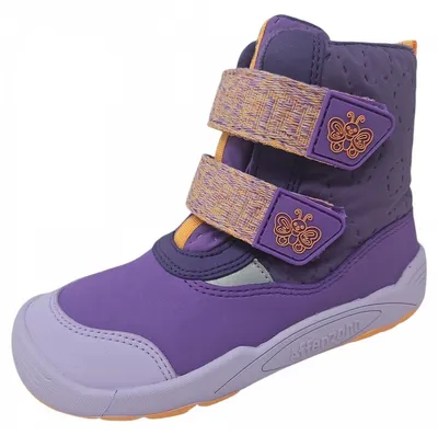 Produktbild von Affenzahn Blizzy Schmetterling Klettstiefel Lila