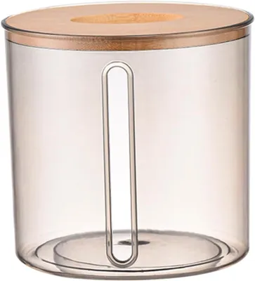 Produktbild von Transparenter Taschentuchspender, runde Taschentuchbox fš¹r Bad, Bš¹ro und Zuhause šC elegant und leicht zu reinigen