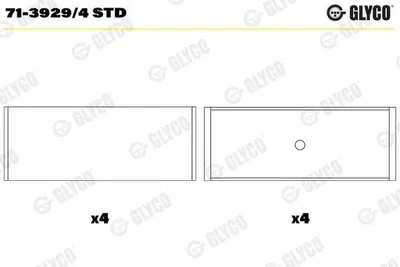 Zdjęcie produktu dla Panewki Korbowodu Vw 1,8 20V Std