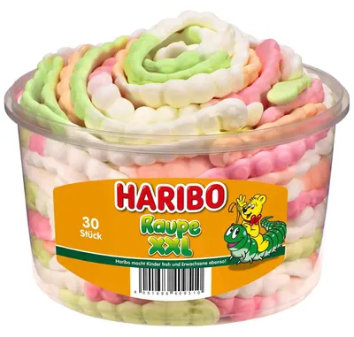 Productafbeelding van HARIBO 10003787 HARIBO Raupe XXL 30 St.