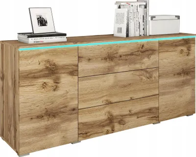 Obrázek produktu pro Kombinovaná komoda HERMINA 150 - dub wotan