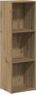 Obrázek produktu pro vidaXL Artisan dubová knihovna 36x30x114 cm materiál na bázi dřeva